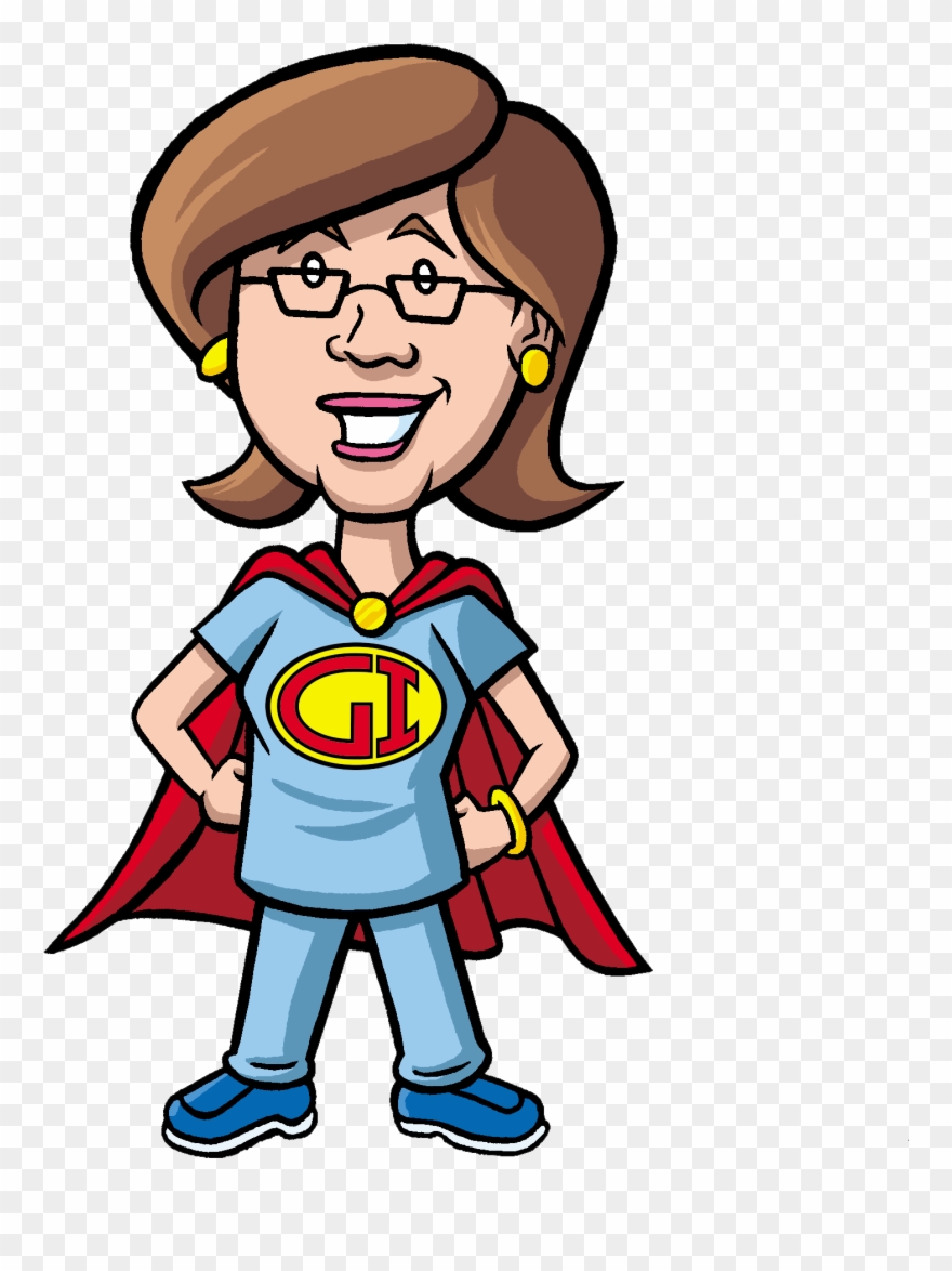 Place Your Fists On Your Hips Like Gladys And Helen Clipart