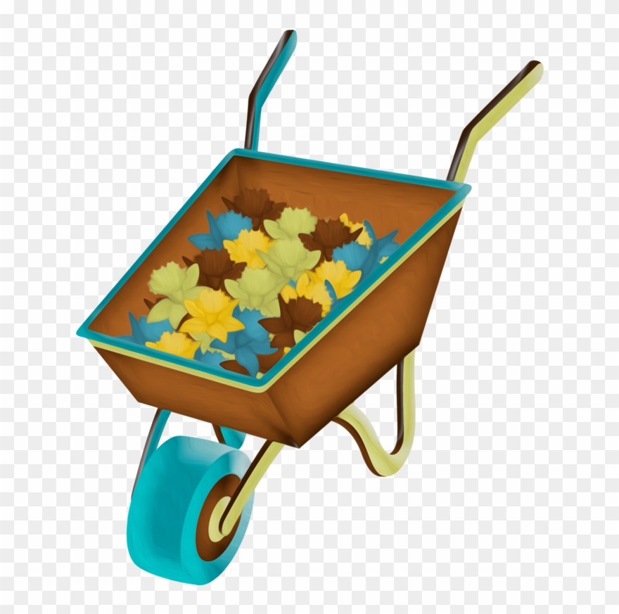 Wheelbarrows In Autumn Clipart