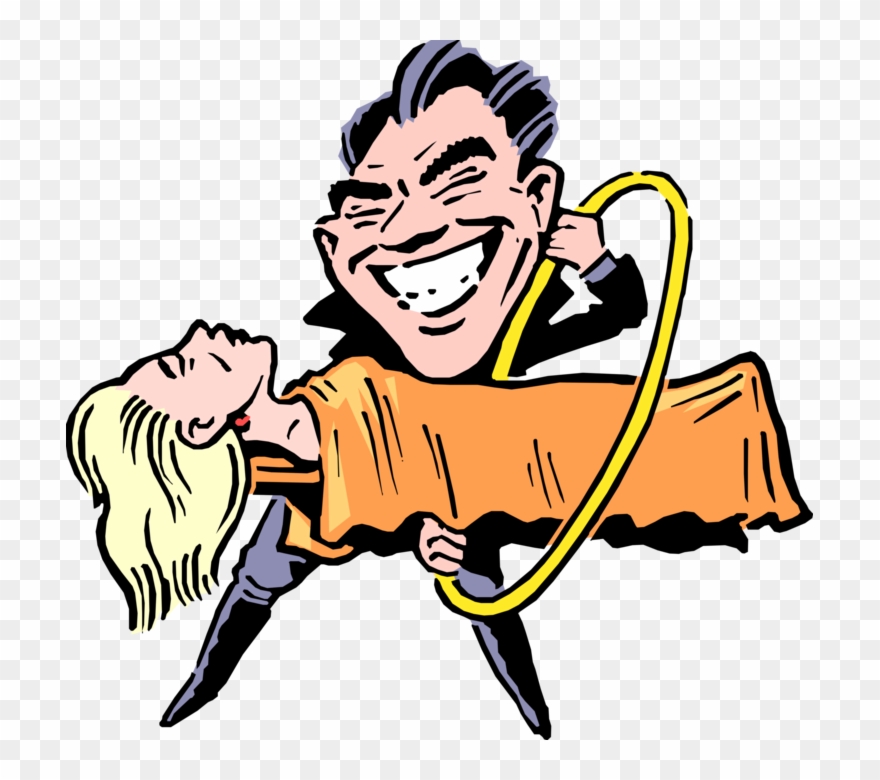 Circus Illusionist Performs Vector Clipart