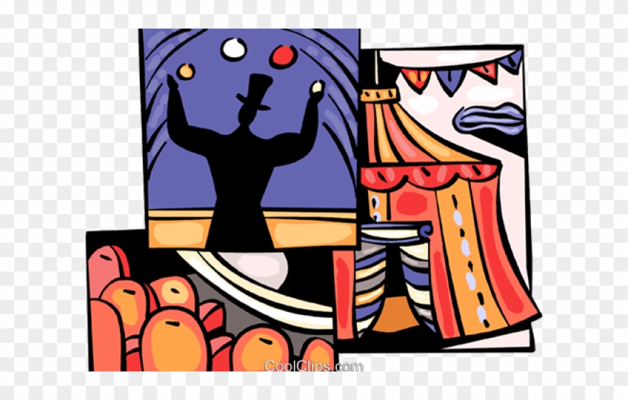 Juggling Clipart Circus Performer - Png Download