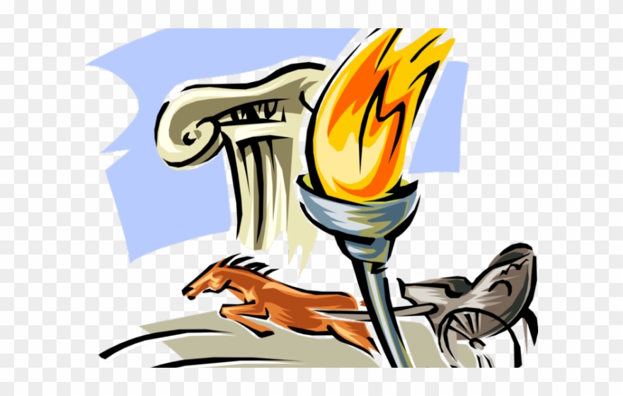 Torch Clipart Ancient Greece - Png Download