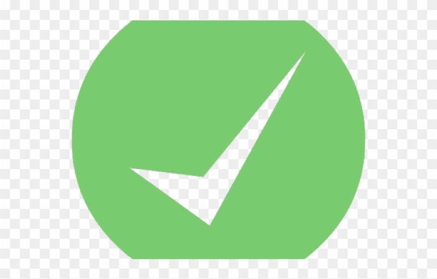 Green Tick Clipart Arrow - Png Download