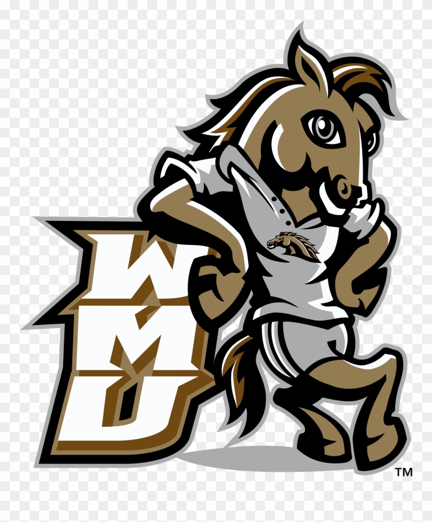 Broncos Vector Drawing Clipart