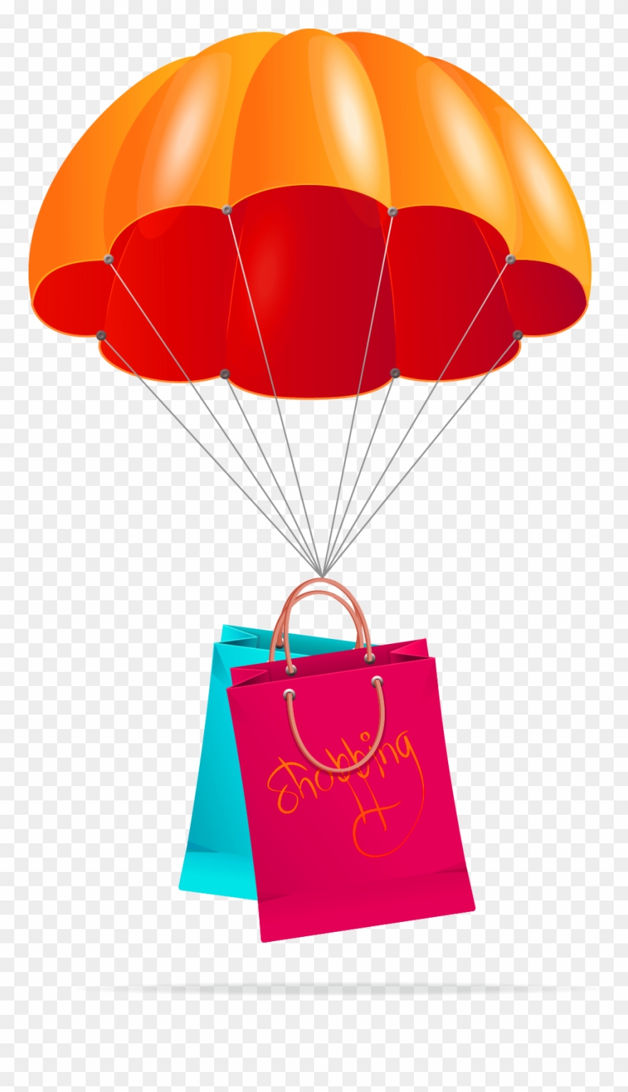 Parachute Clipart Clip Art - Png Download