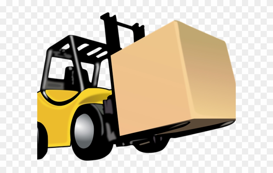 Drawn Truck Forklift Truck Clipart