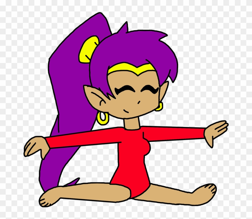 Shantae Doing Gymnastics By Marcospower1996 Clipart