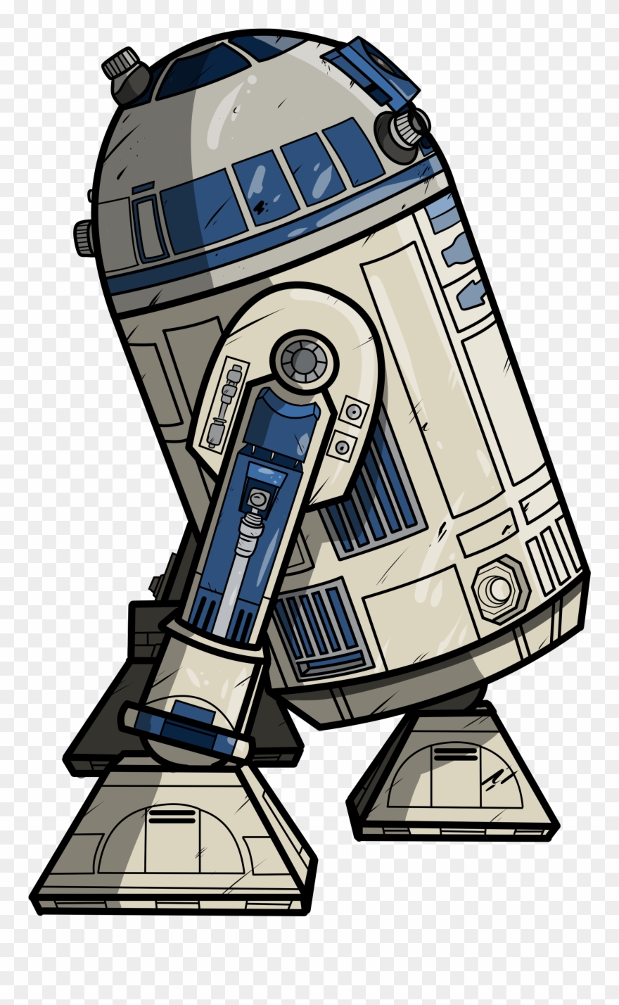 Starwars Clipart R2d2 C3po - Png Download