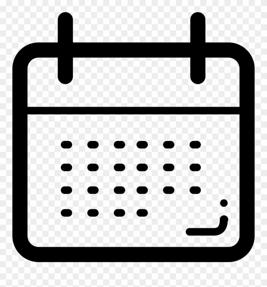 Monthly Calendar Comments Clipart