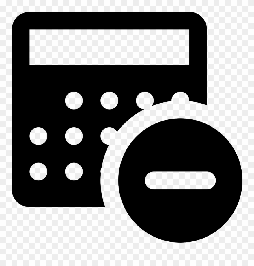 Calendar Minus Icon Clipart