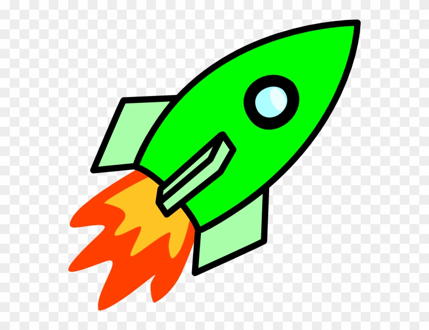 Clipart Of Nicole And Apollo Rocket - Png Download