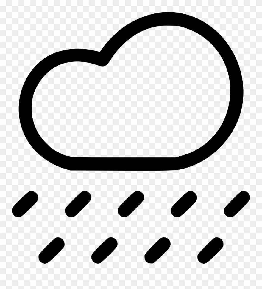 Cloud Rain Weather Cloudy Svg Png Icon Clipart