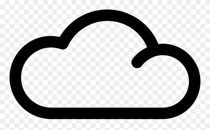 Cloud Outline Comments Clipart