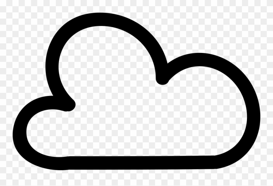 Cloud Hand Drawn Outline Comments Clipart