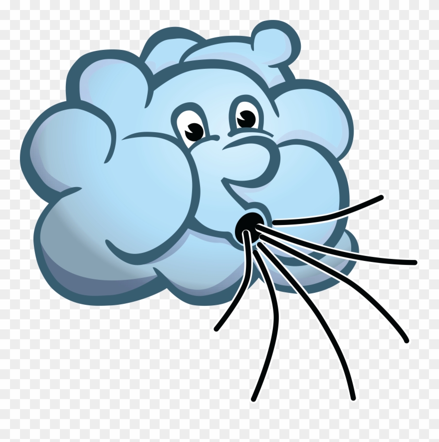 Clipart Of Blowing, Nl And Adorable Animal - Png Download