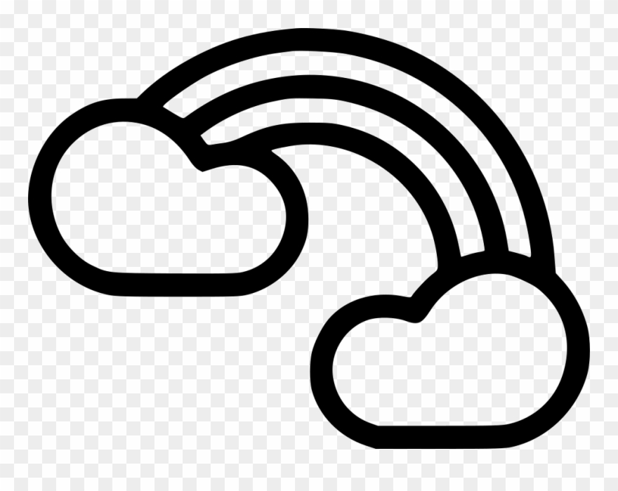 Cloud Clouds Rainbow Sky Colorful Comments Clipart