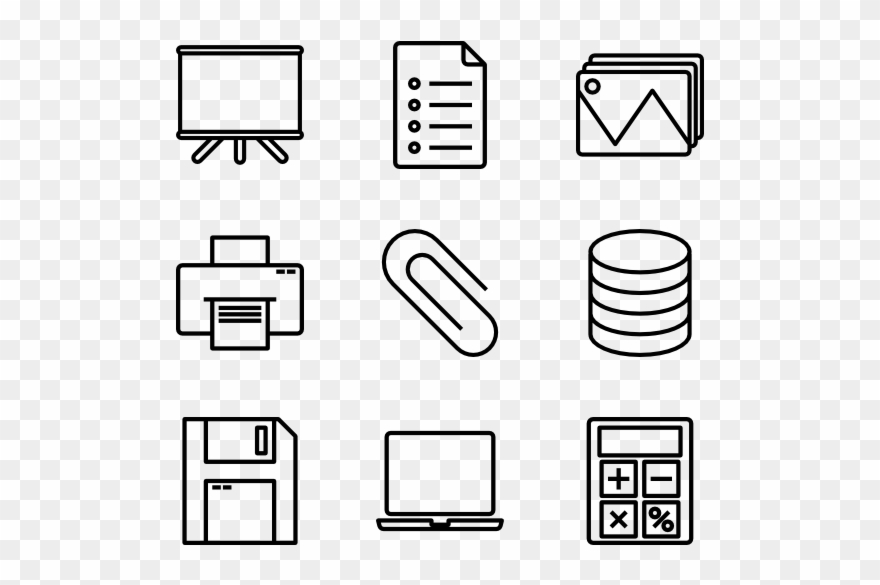 Supplies Icons Free Clipart