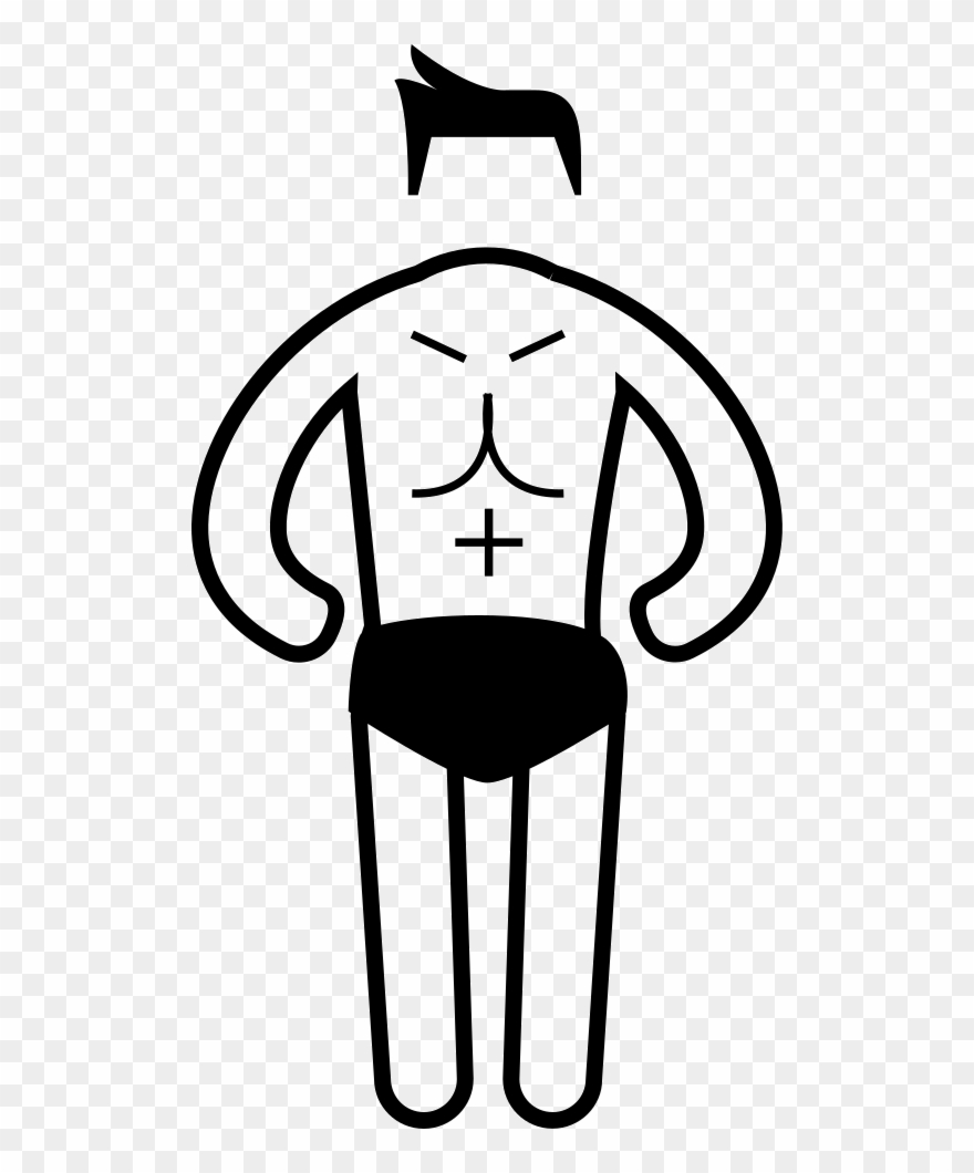 Bodybuilder Muscles Comments Clipart