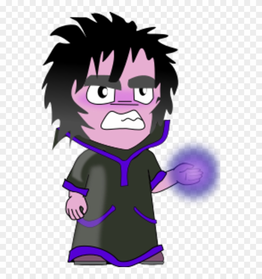 Boy Chibi Magician Sorcerer Cartoon Clipart