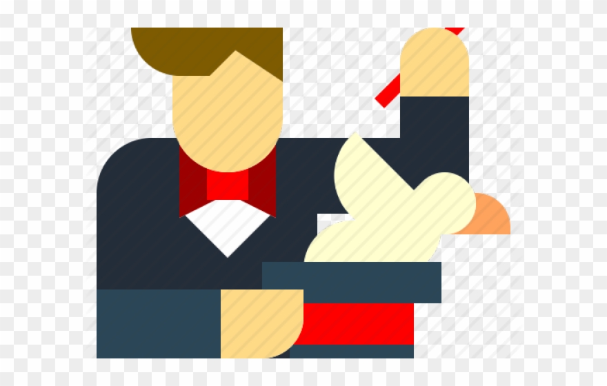 Magician Clipart Magic Man - Png Download