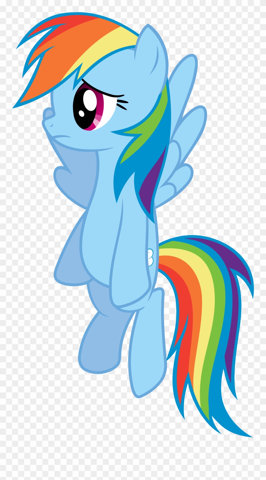 Rainbow Dash Vector Clipart