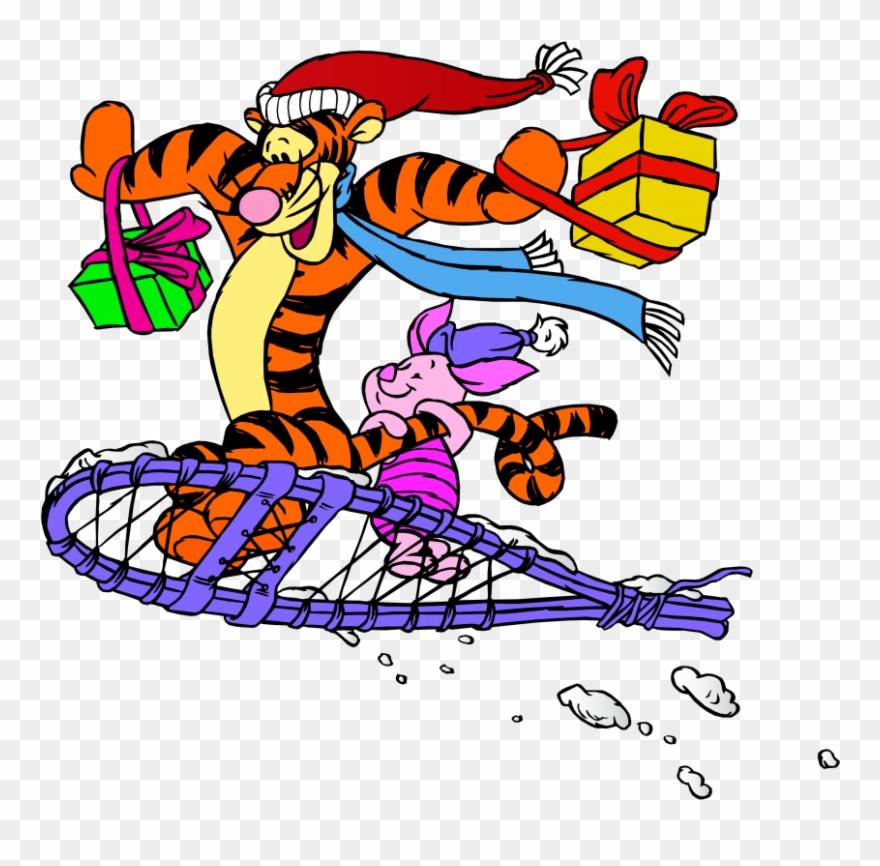 Free Png Download Tigger And Piglet Christmas Clipart Transparent Png
