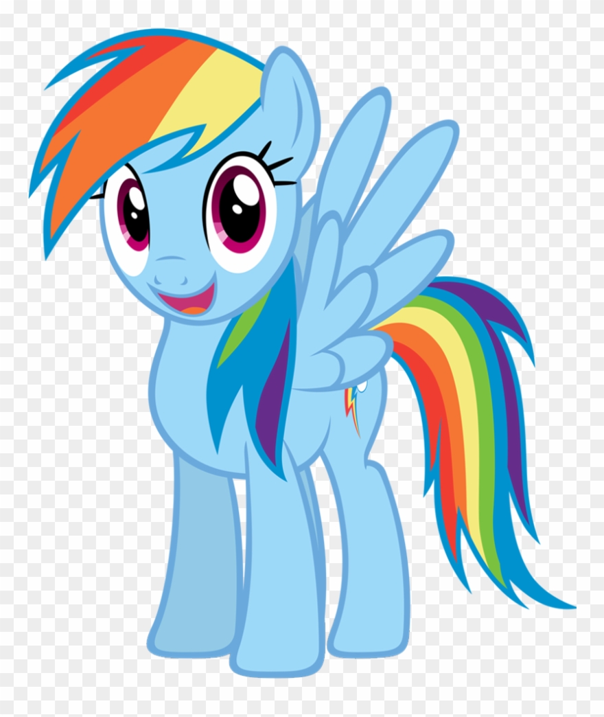 Image Of Rainbow Dash Pony Clipart