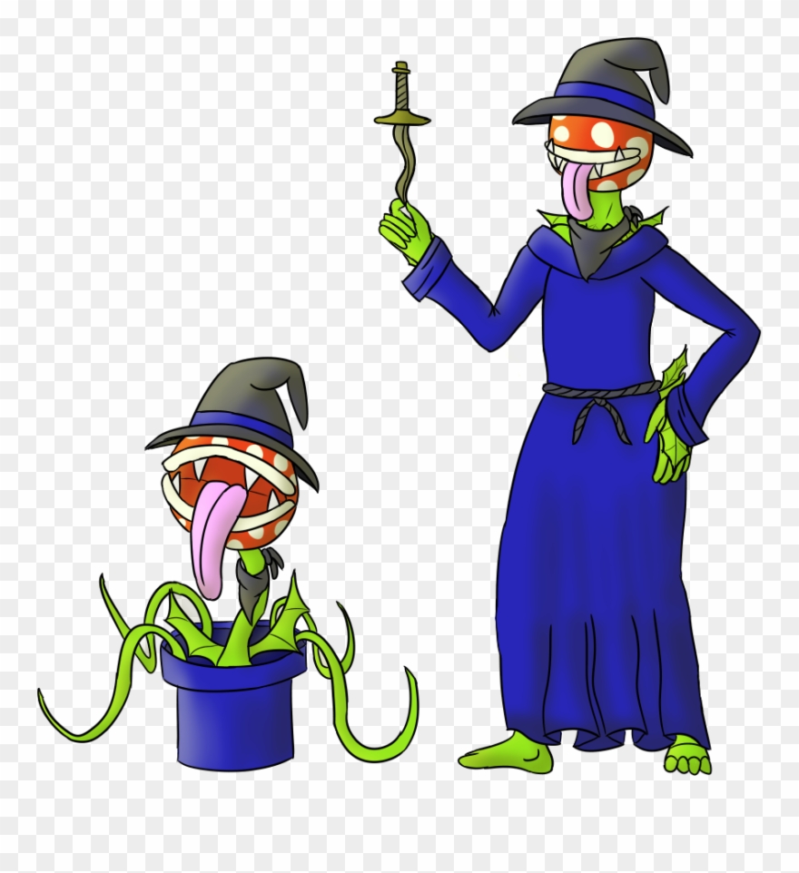 Bacchus, Piranha Plant Warlock Clipart