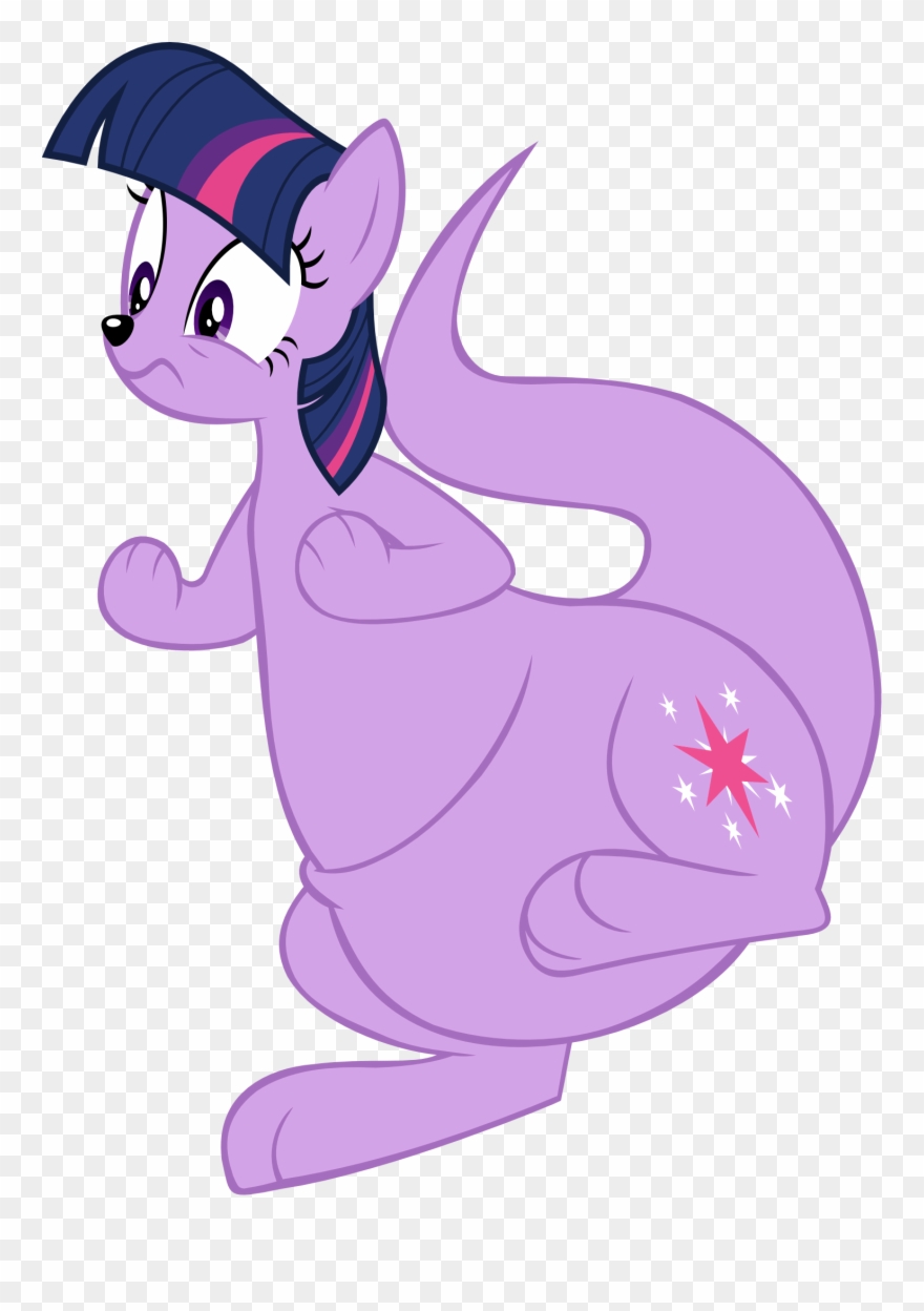 Kangaroo Twilight Clipart