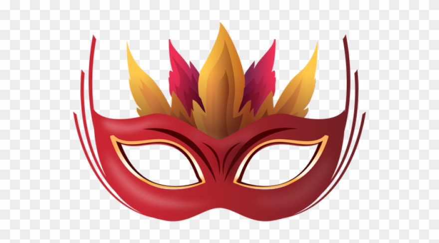 Carnival Mask Clipart Shape - Png Download