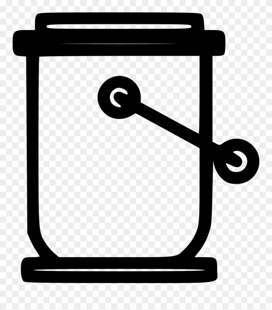 Big Paint Bucket Back Comments Clipart