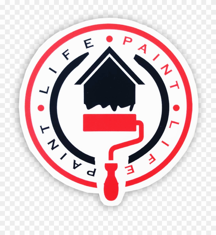 Paint Life Roller Sticker Clipart