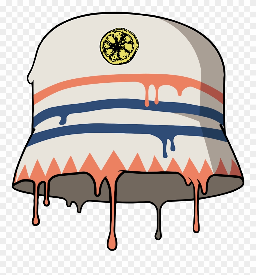 The Stone Roses Reni Dripping Paint Bucket Hat Design Clipart