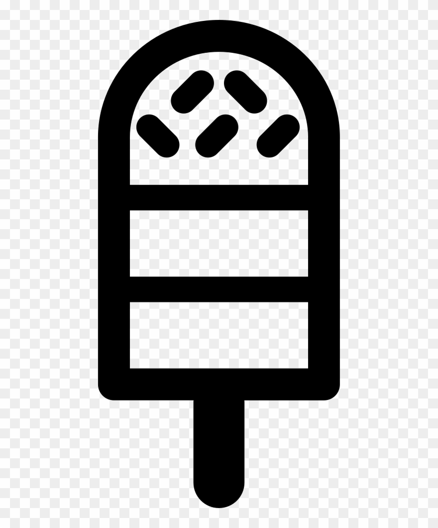 Ice-cream Palette With Chocolate Chips Comments Clipart