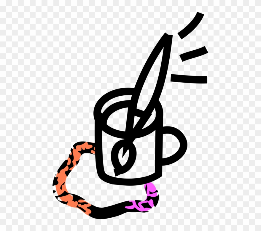 Vector Illustration Of Visual Arts Artist's Watercolor Clipart