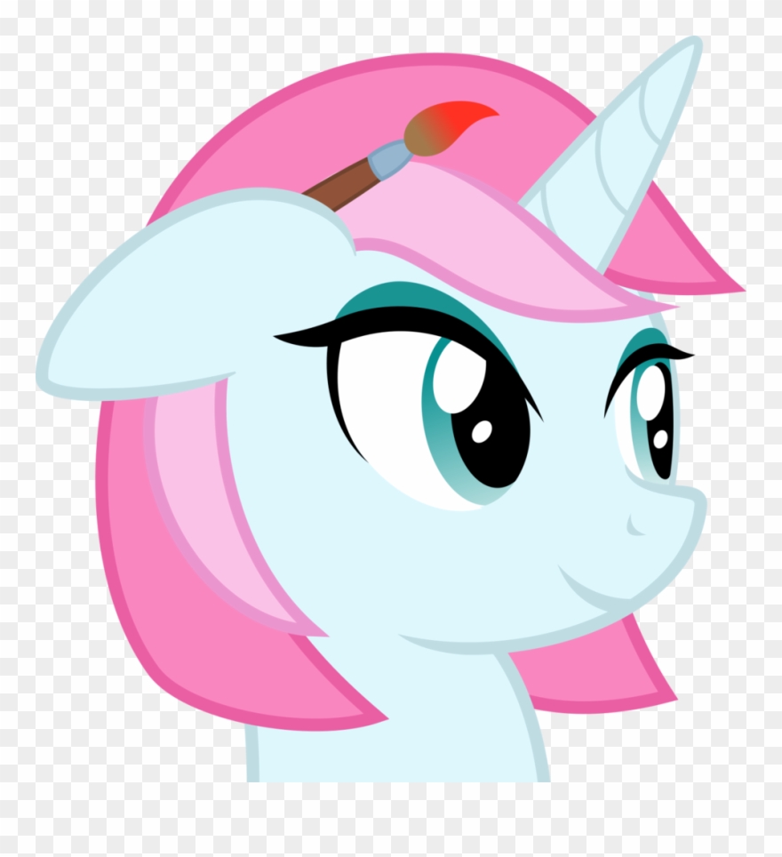 Arifproject, Bust, Oc, Oc Only, Paintbrush, Safe, Simple Clipart