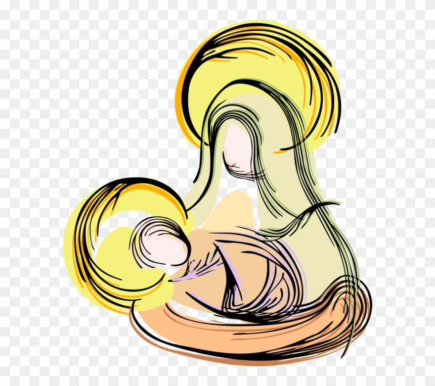 Vector Illustration Of Festive Season Christmas Nativity Clipart