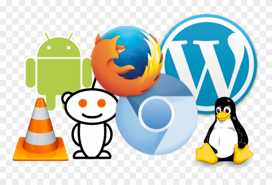 Los Diferentes Programas Informáticos O Tipos De Software, Clipart