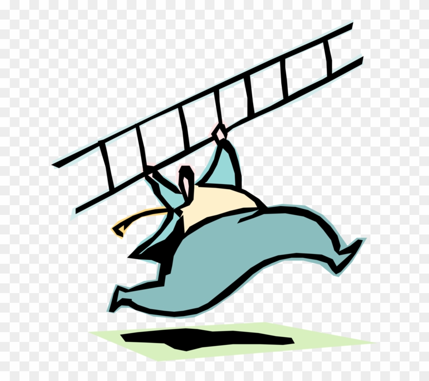 Vector Illustration Of Businessman Running Carries Clipart