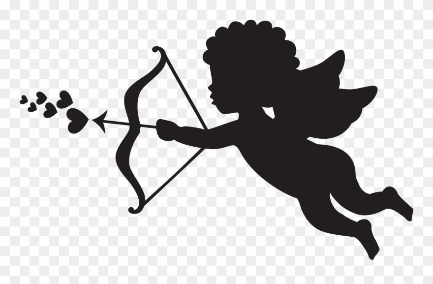 Cupid Silhouette Png Clip Art Transparent Png