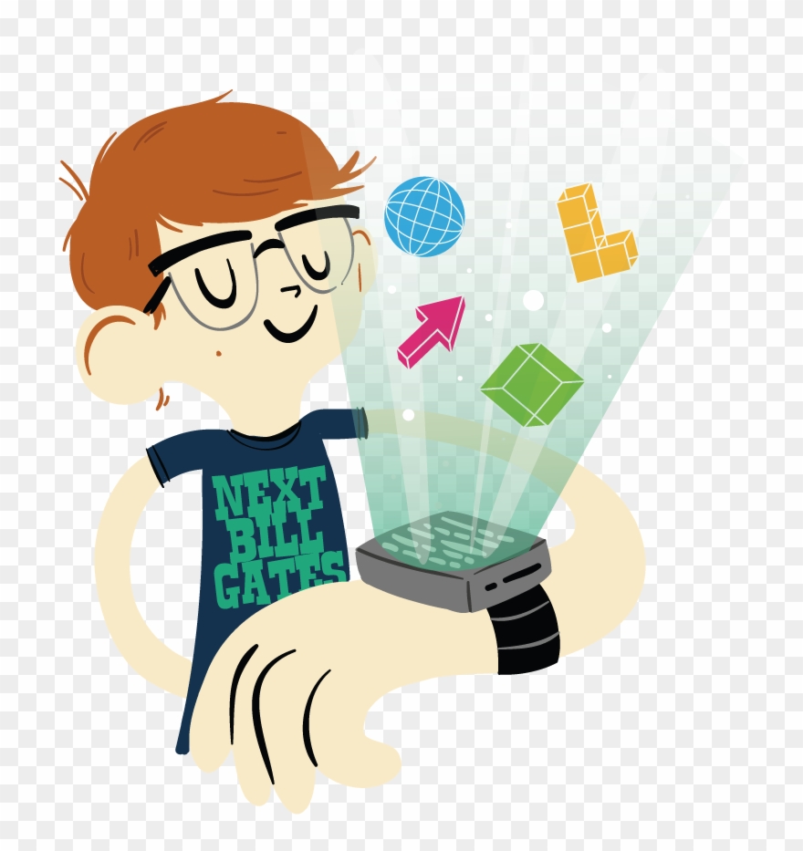 Kids Today Are Carrying Around Amazing Technology Clipart