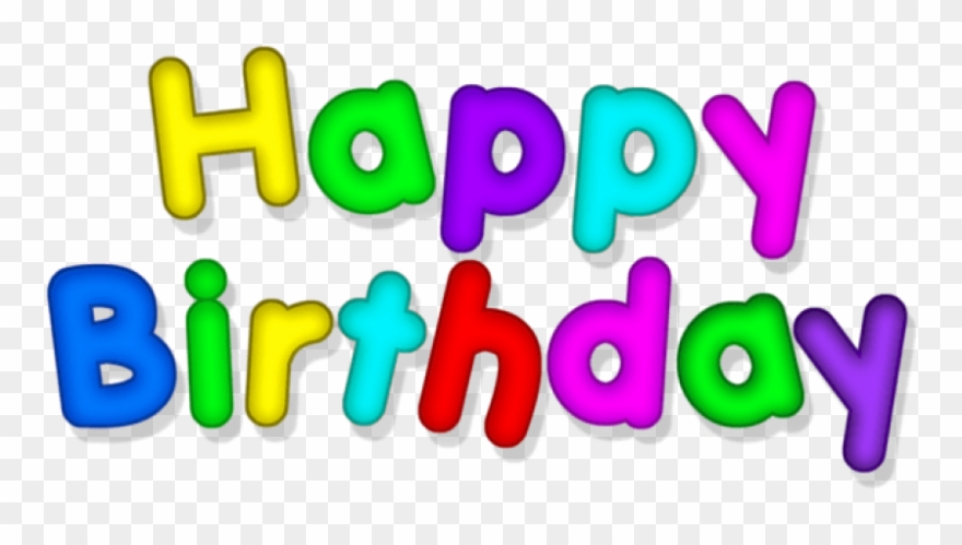 Free Png Download Happy Birthday Transparent Multlor Clipart