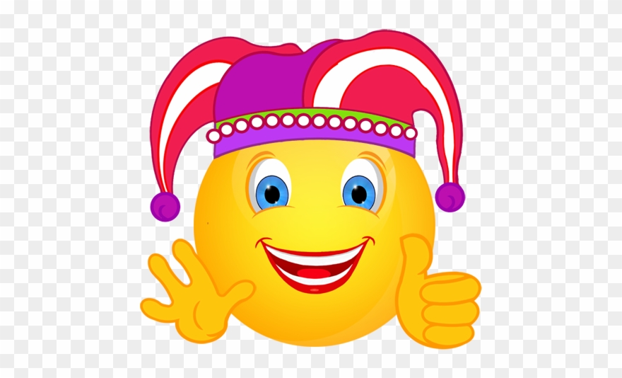 Smiley-fasching Daumen Hoch « Cliparts Clipart Royalty - Png Download
