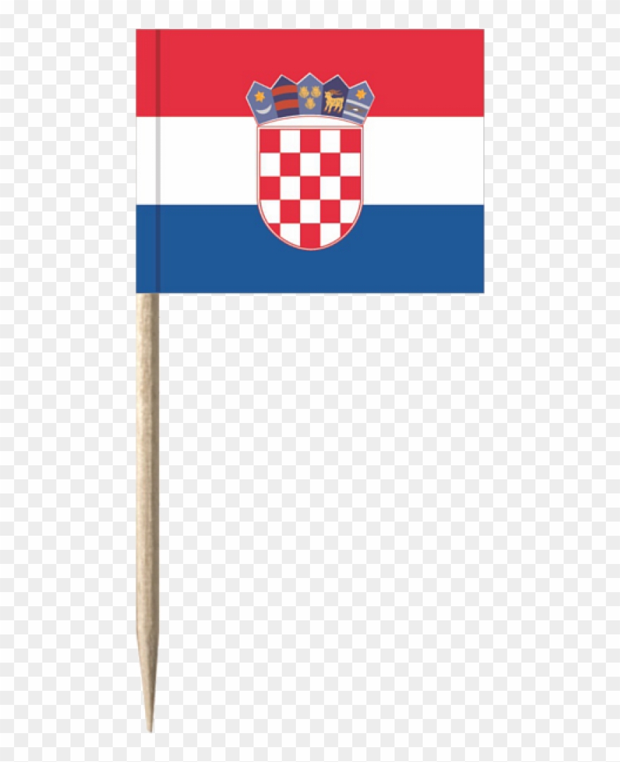 Flaggenpicker / Käsepicker Kroatien 50 Stück Clipart
