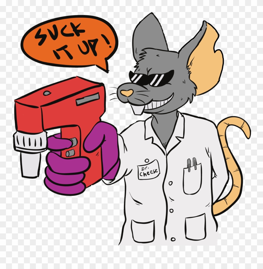 Very Cool Scientist Lab Rat Like The Guys In Pulp Fiction Clipart