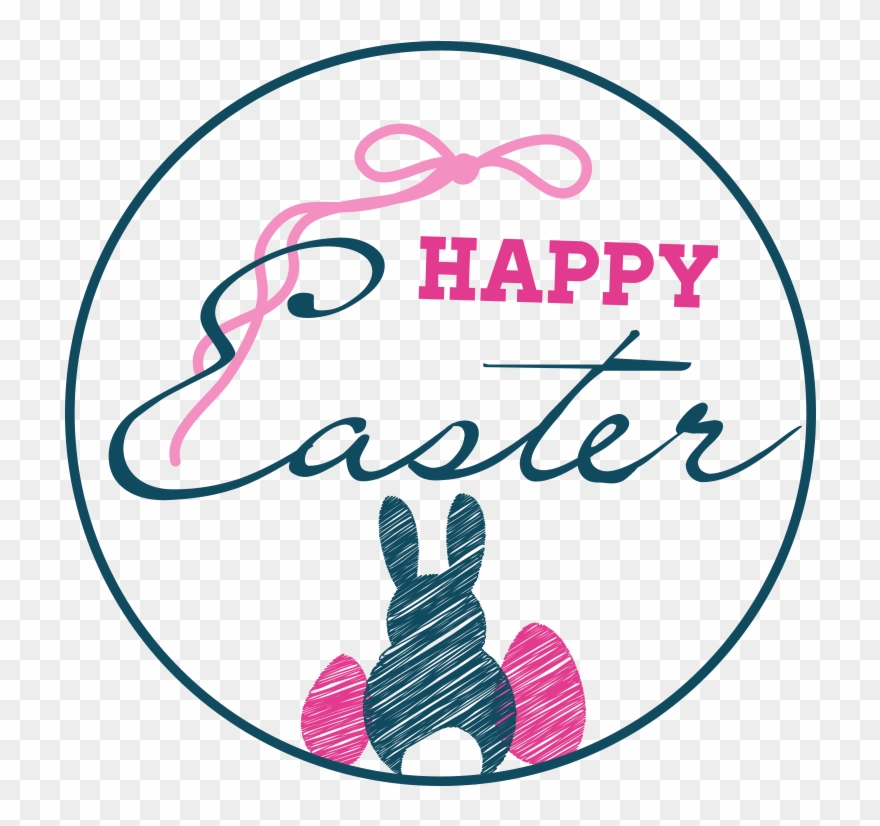 Easter Bunny Window Clip Art - Png Download
