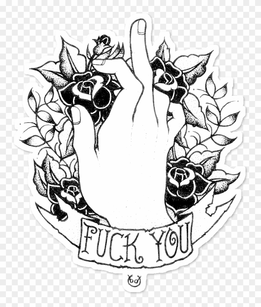 And Tattoo School Old Black White Clipart - Png Download