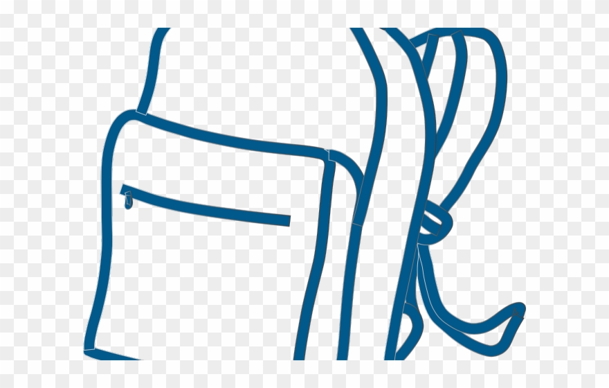 Backpack Clipart School Supply - Png Download
