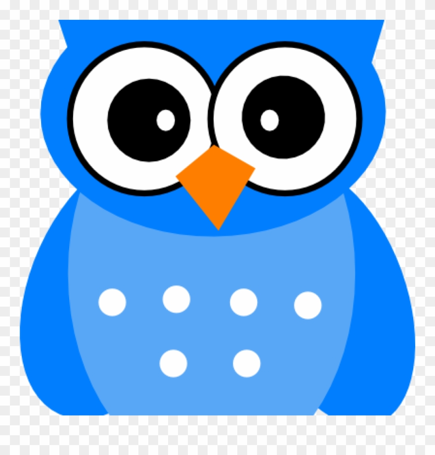 Blue Owl Clip Art Blue Owl Clip Art At Clker Vector - Png Download