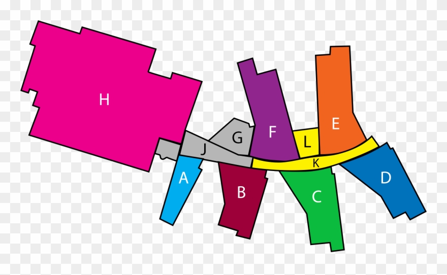 Walbottle Campus Main Building Map Clipart