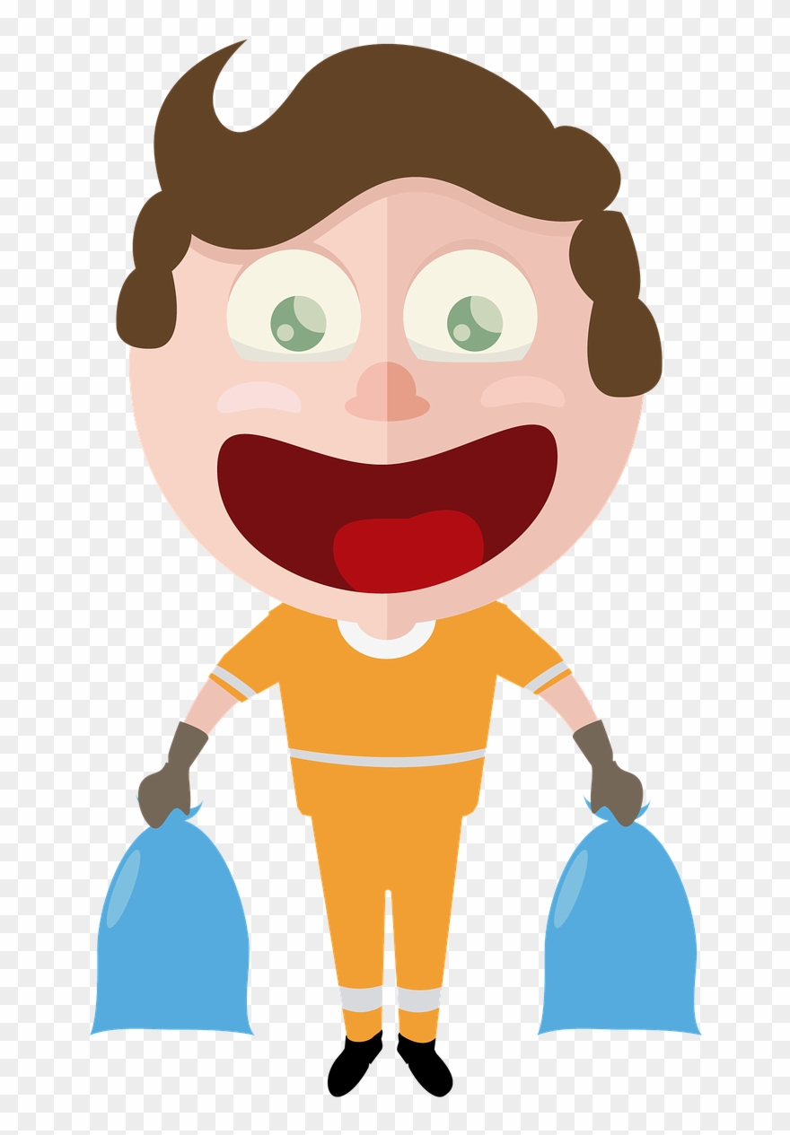 Collector Trash Street-sweeper Clipart